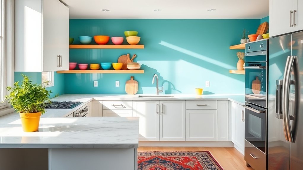 5 Easy Tips to Decorate a Kitchen 4 add vibrant colorful accents