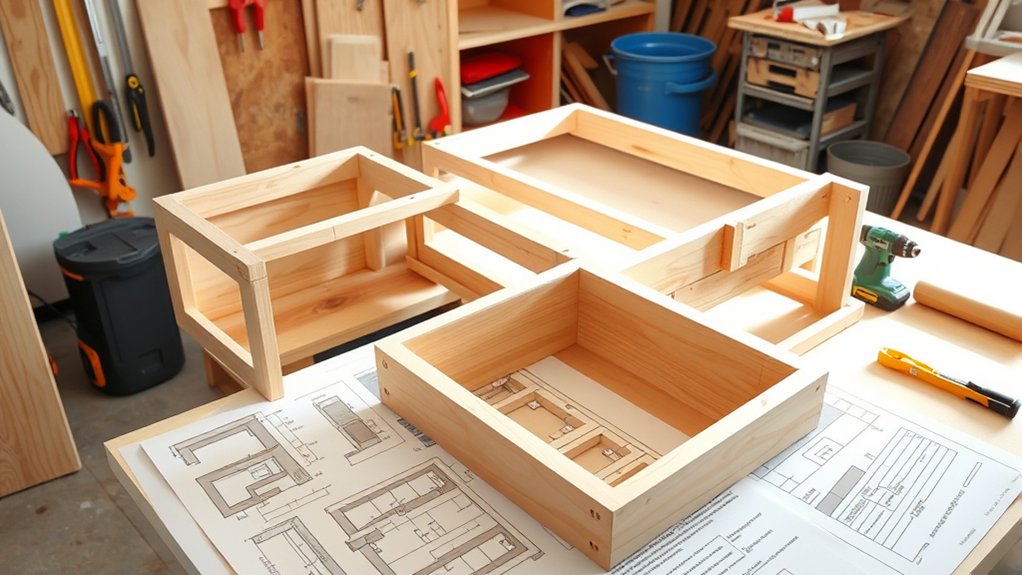 How to Build Kitchen Cabinets With 5 Free Plans and Steps 4 assemble measure sand secure