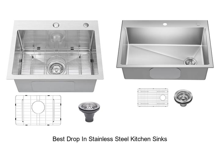 best drop in stainless steel kitchen sinks