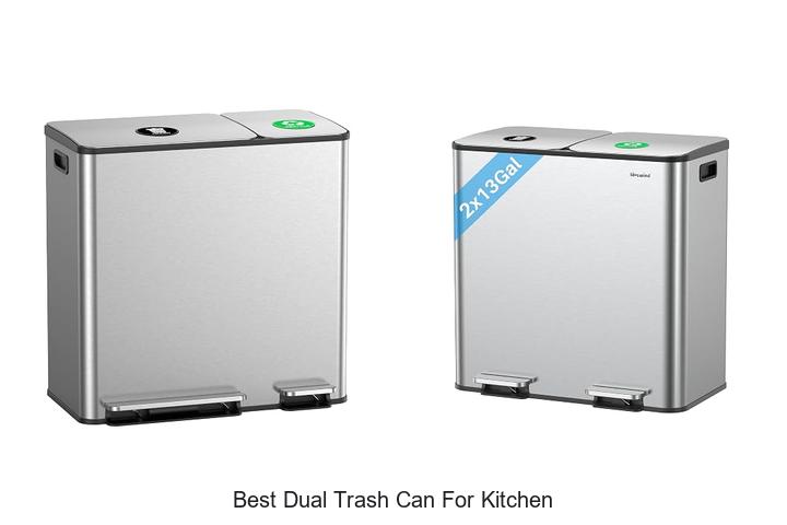 best dual trash can for kitchen