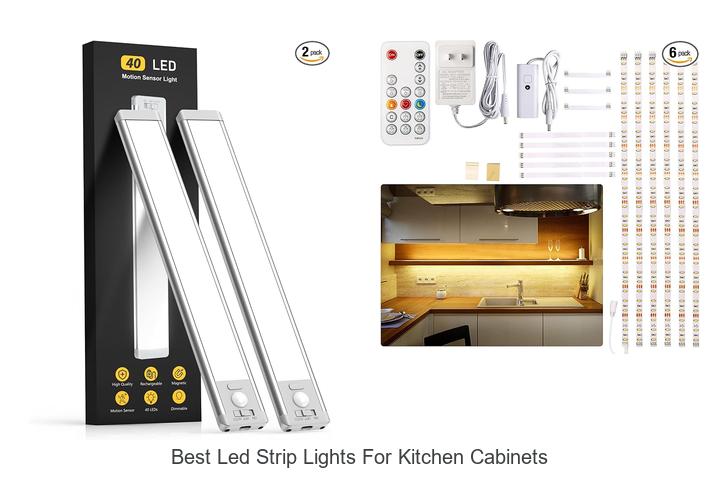 best led strip lights for kitchen cabinets