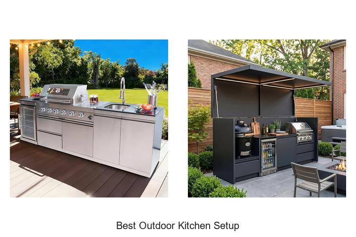 best outdoor kitchen setup