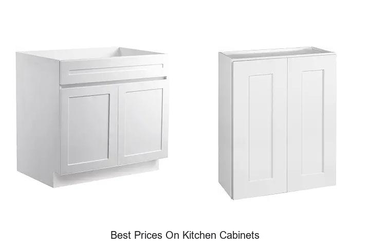 best prices on kitchen cabinets