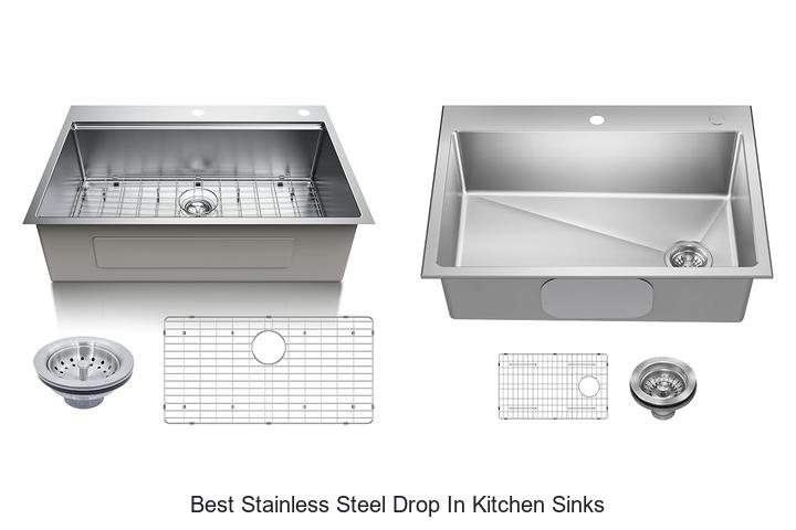 best stainless steel drop in kitchen sinks