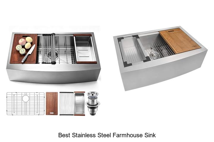 best stainless steel farmhouse sink