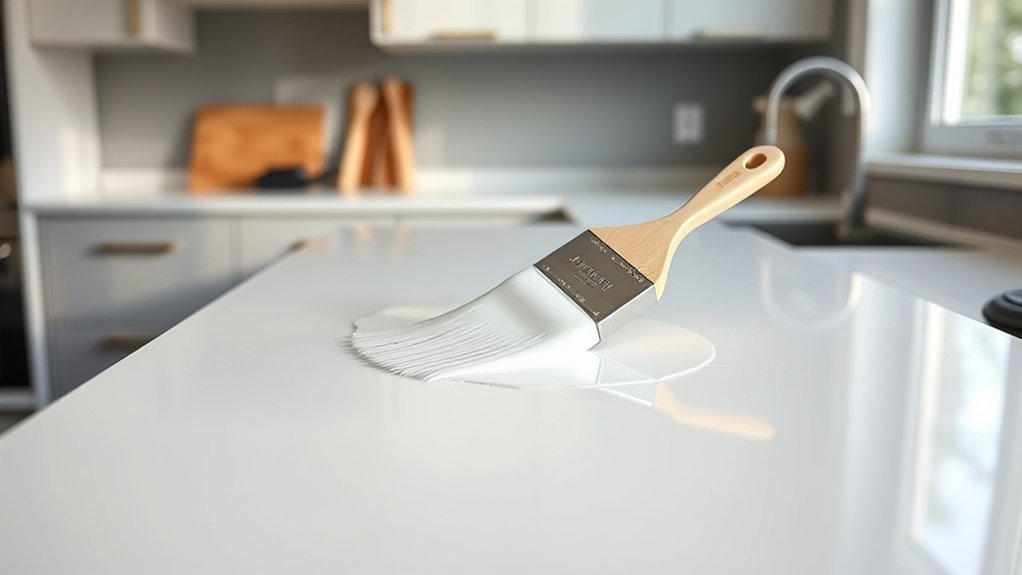 Paint Kitchen Countertops in 7 Easy Steps 4 choose clean apply dry