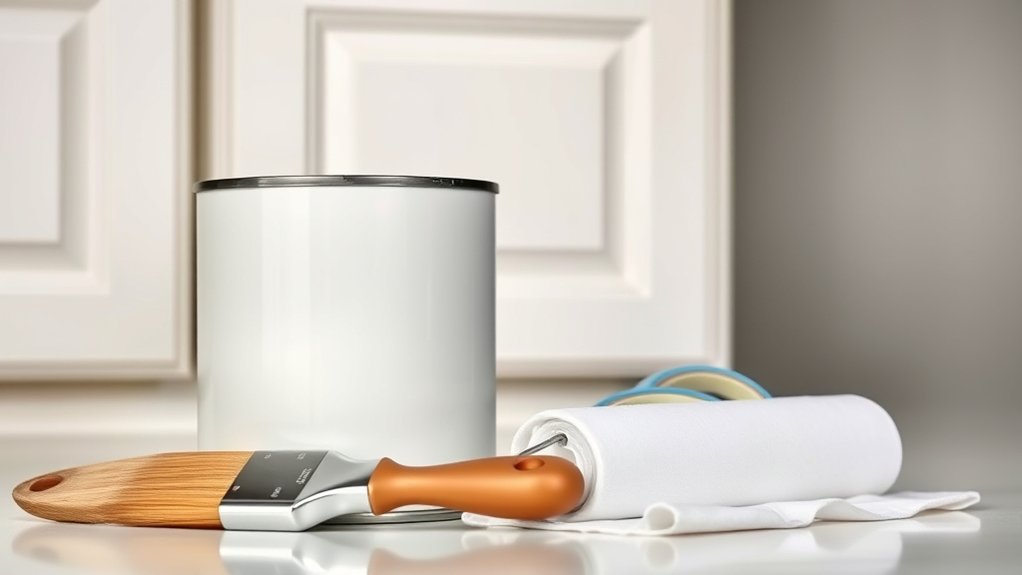 How Do You Paint Kitchen Cabinets in 3 Easy Steps 3 choose durable washable paint