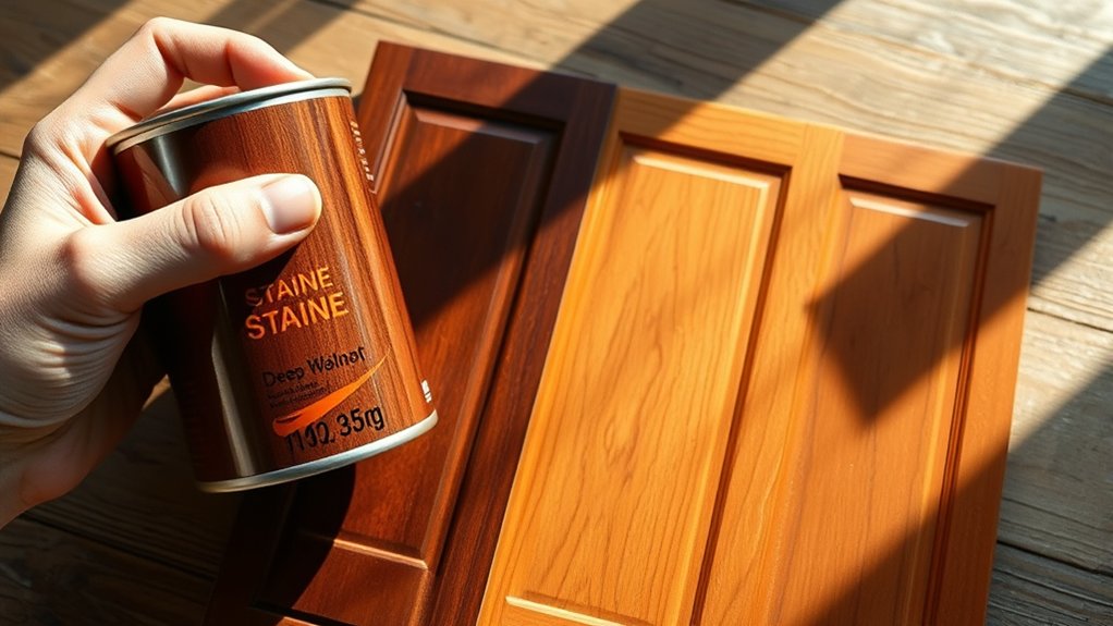 choose stain color wisely
