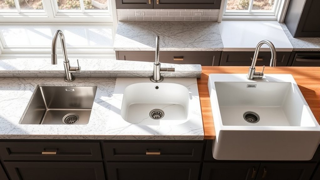 choosing the right sink mount