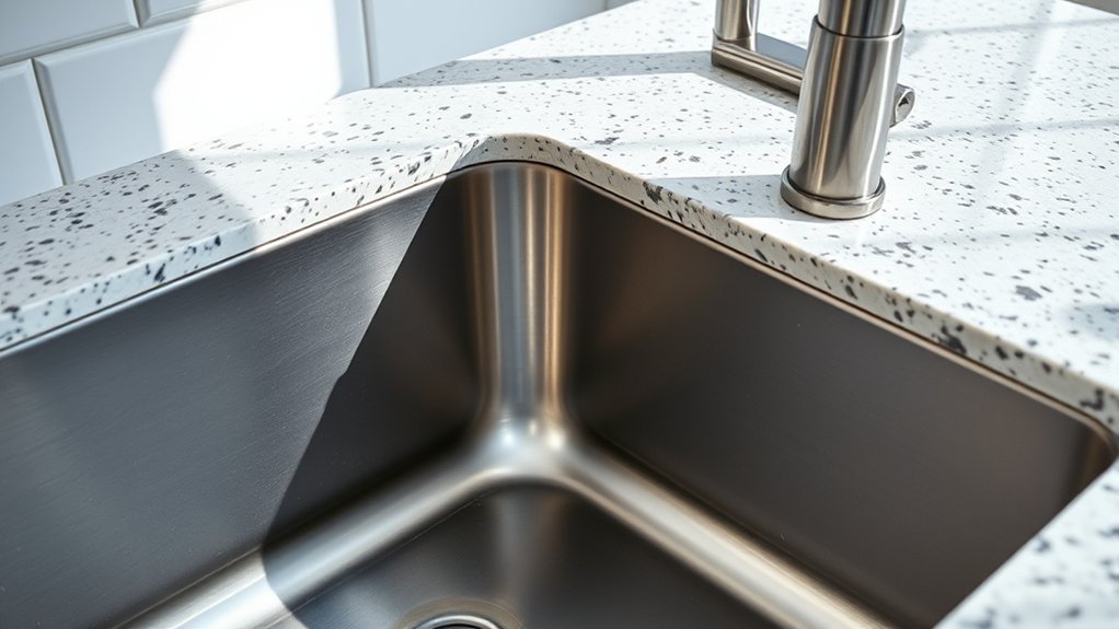 How Do You Seal a Kitchen Sink to the Countertop in 5 Easy Steps? 3 clean dry prepare surfaces