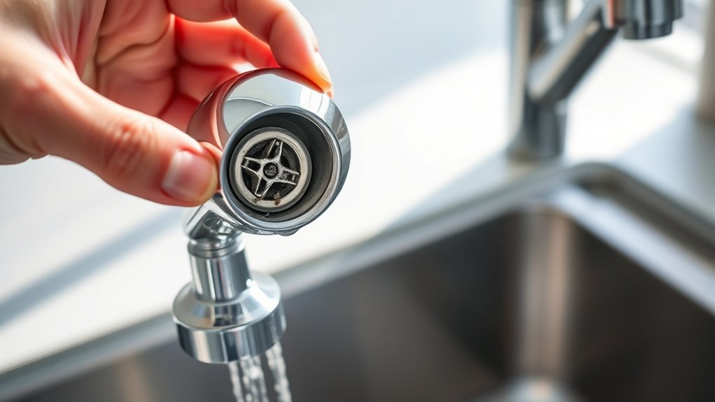 10 Steps to Increase Water Pressure in Your Kitchen Sink 3 clean faucet aerator regularly