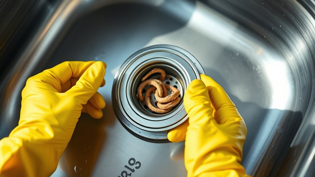 5 Easy Steps to Clean Kitchen Sink Drain Smell 2 clean scrub rinse prevent