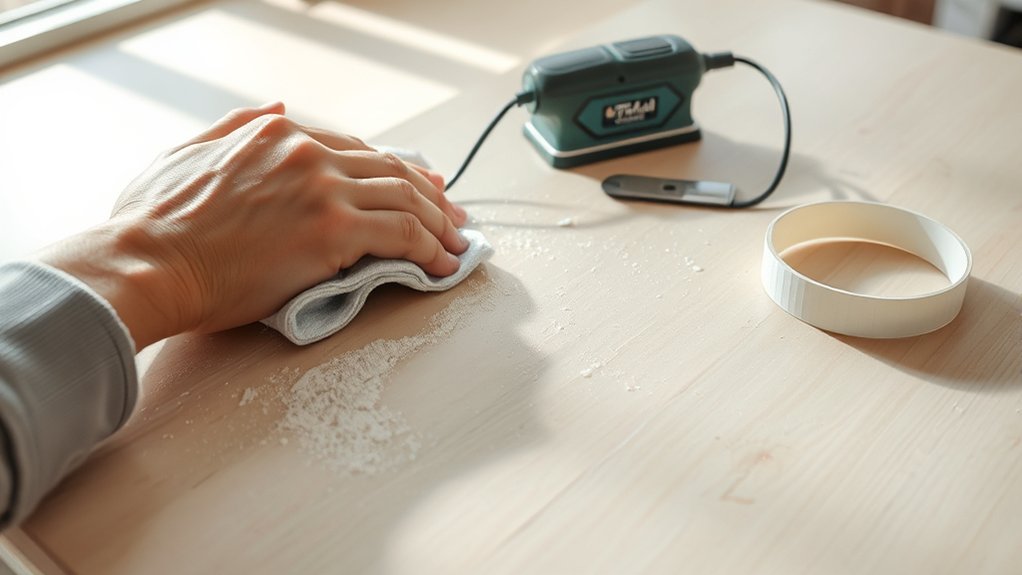 Paint Kitchen Countertops in 7 Easy Steps 3 clean smooth prep surface