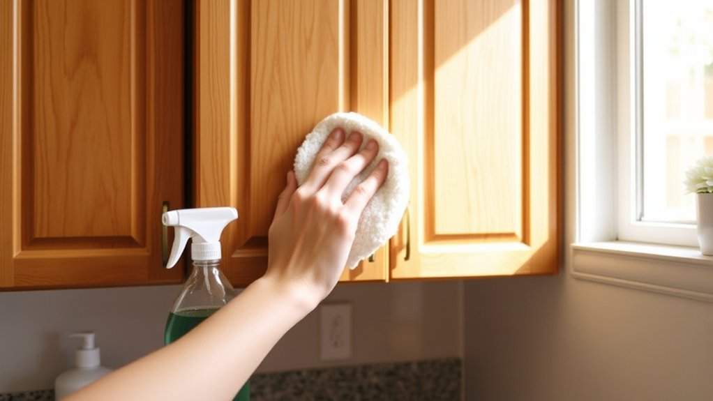 clean wood cabinets easily 0kgk8