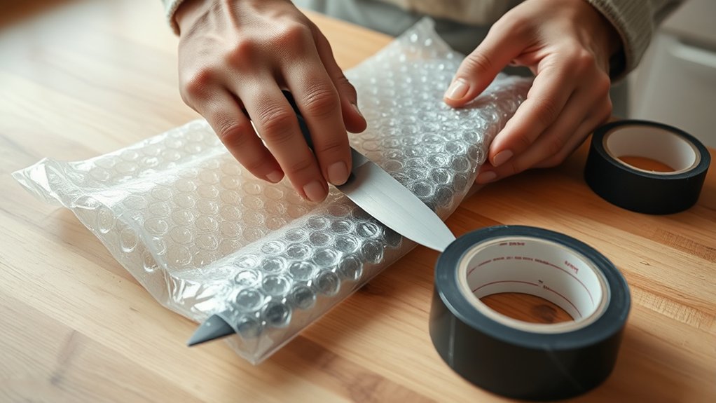 clean wrap cover dispose