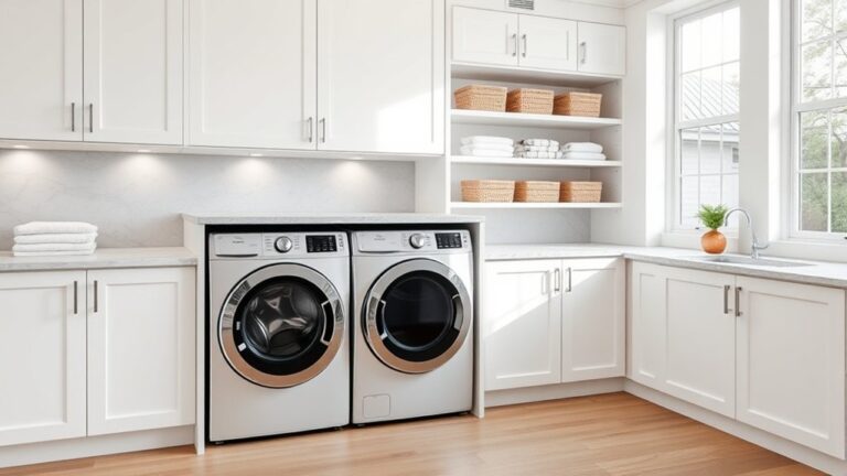 conceal laundry appliances stylishly