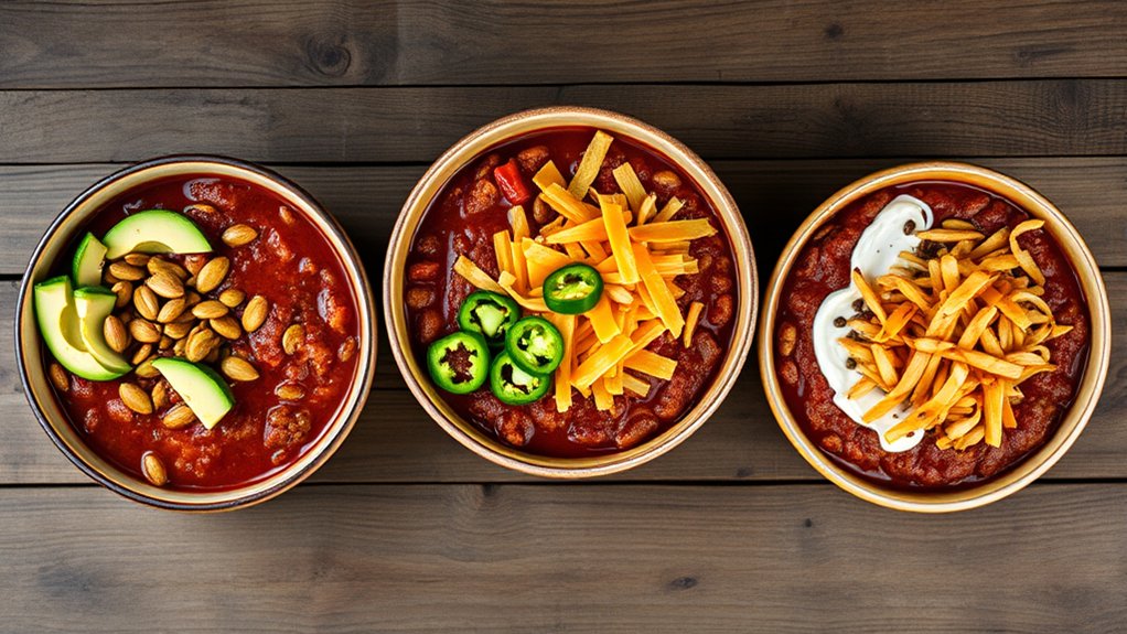 creative spicy chili toppings