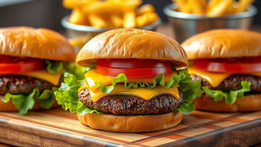 customizable flavorful burger options
