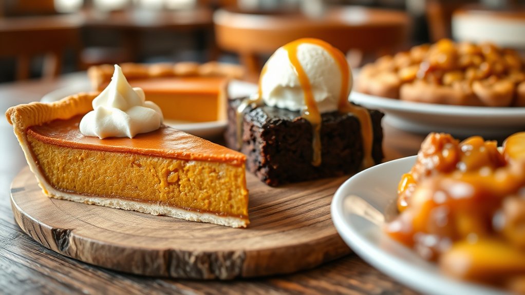 delicious diverse dessert options