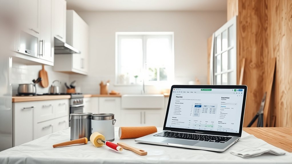 5 Cost Factors: How Much to Paint Kitchen Cabinets 2 diy costs versus professional painting