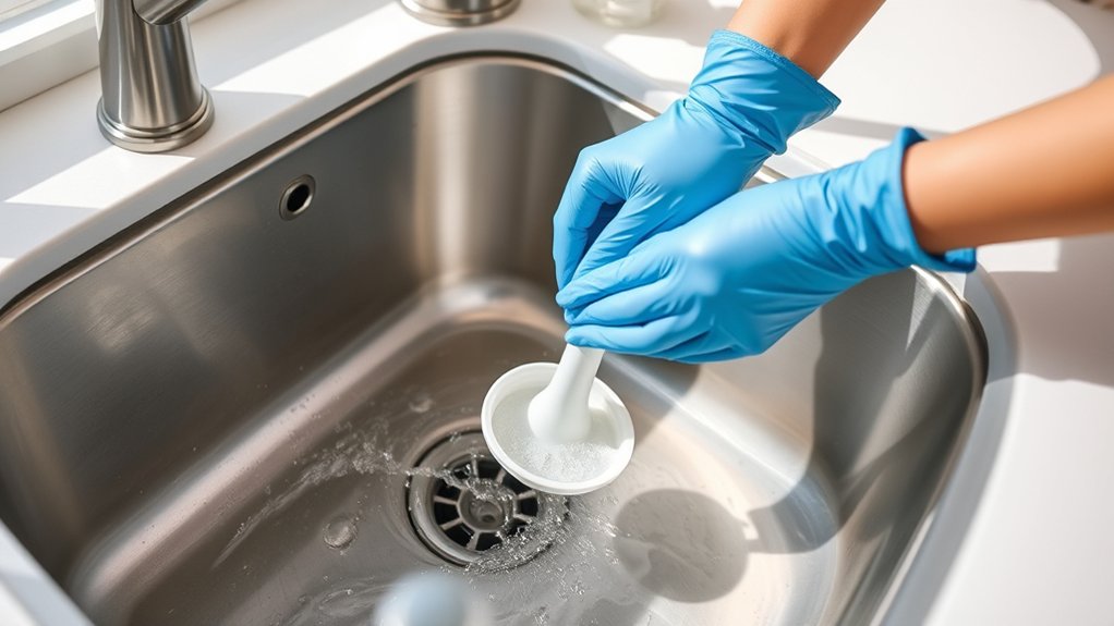 Unclog Kitchen Sink Drain in 3 Simple Steps 2 diy kitchen drain cleaning