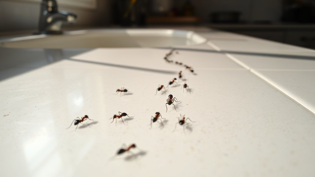 follow ant pheromone trails