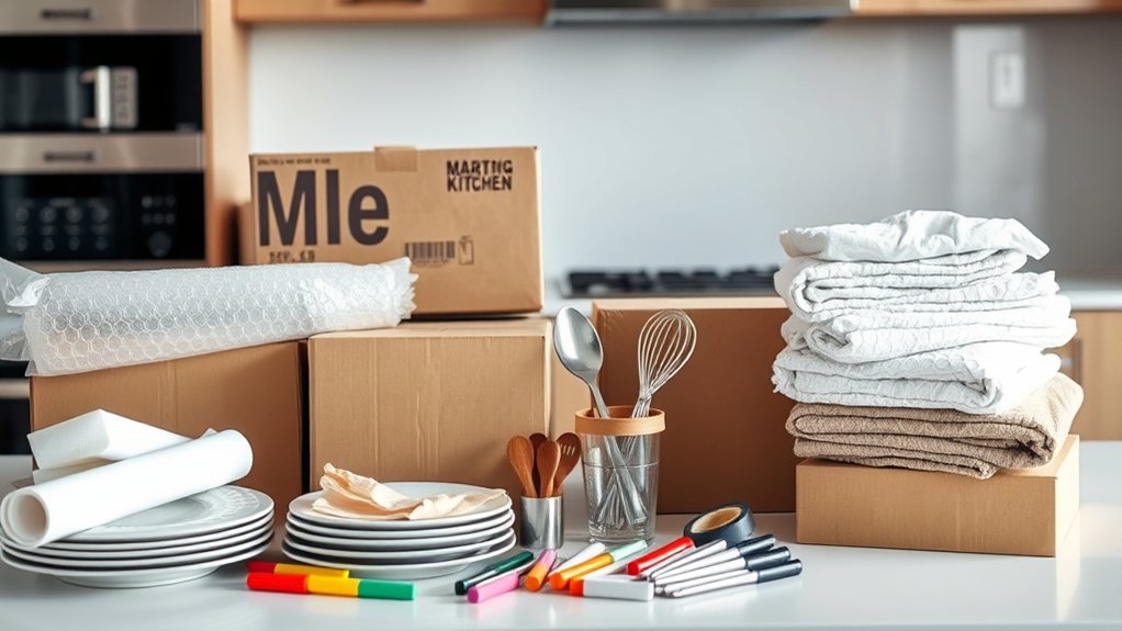 How to Pack a Kitchen in 10 Easy Steps 3 gather supplies for packing