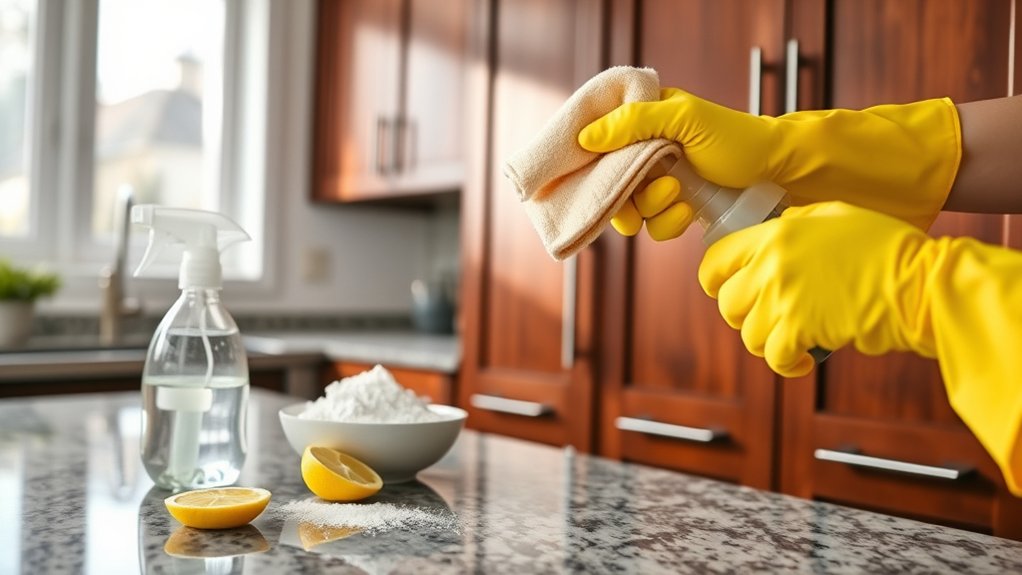 greasy cabinets cleaning steps