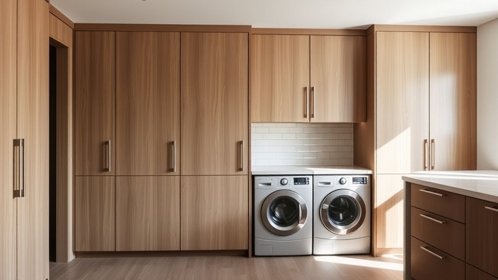 hidden ventilated noise reducing cabinetry