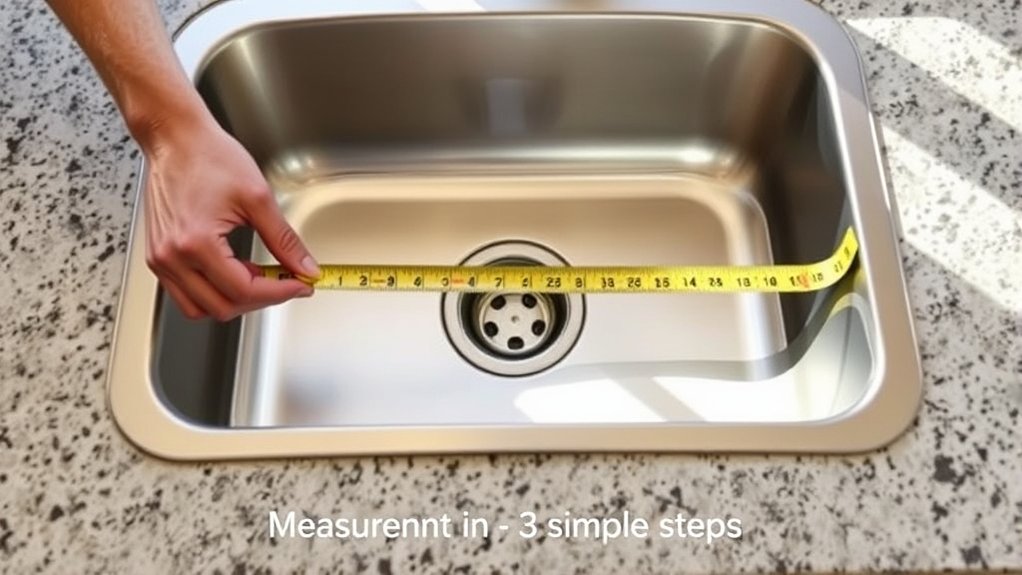 How to Measure Kitchen Sink in 3 Easy Steps 3 identify sink mounting and cutout