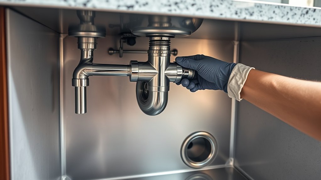 install and connect plumbing 54caa
