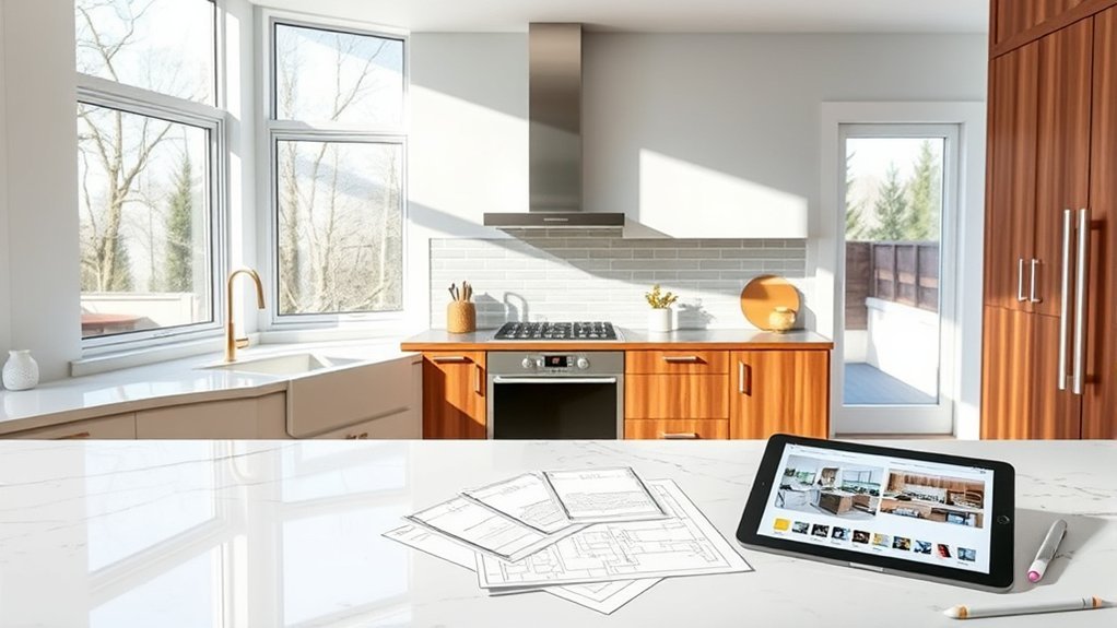 How to Plan a Kitchen Remodel in 3 Simple Steps 4 kitchen layout and material selection