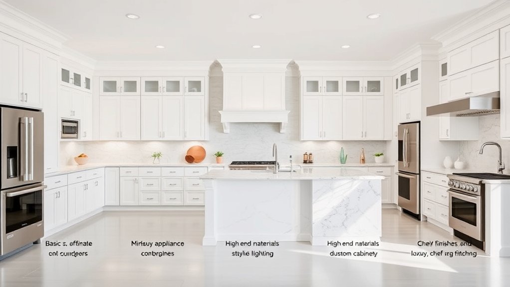 kitchen remodel price tiers