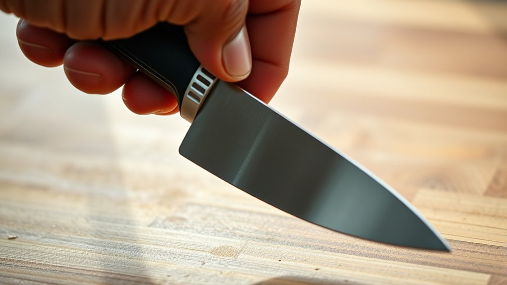 knife sharpening rod method