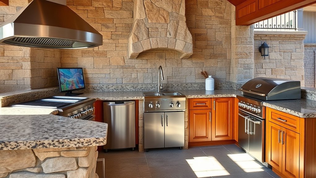 3 Key Factors That Affect How Much an Outdoor Kitchen Does Cost 2 material choices affect costs