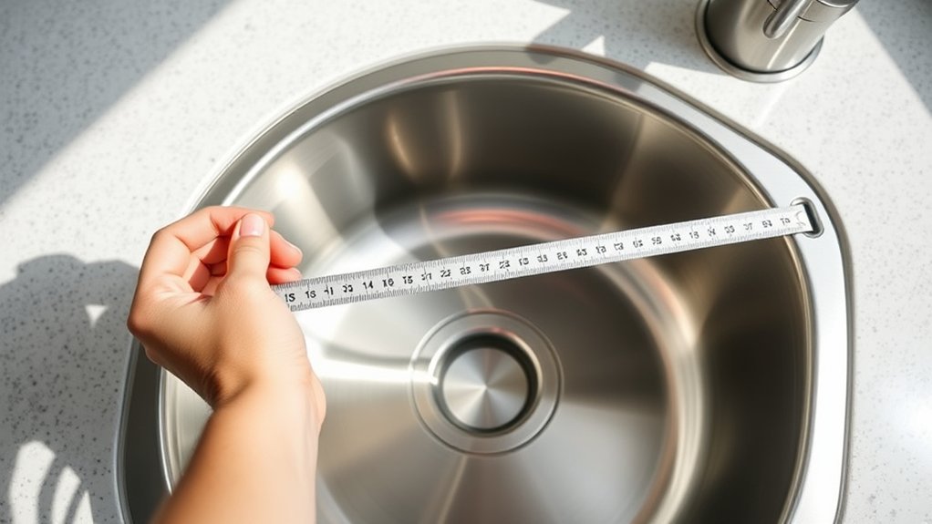 How to Measure a Kitchen Sink in 3 Easy Steps 3 measure sink dimensions accurately