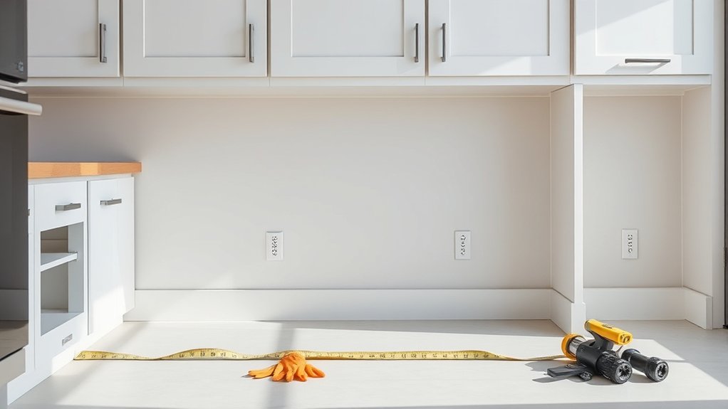 How to Replace Kitchen Cabinets in 5 Easy Steps 2 measure sketch note plan