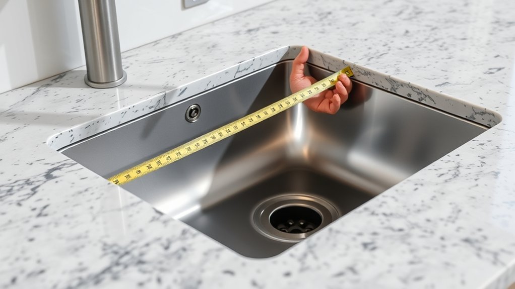 How to Measure a Kitchen Sink in 3 Easy Steps 4 measure verify fit install