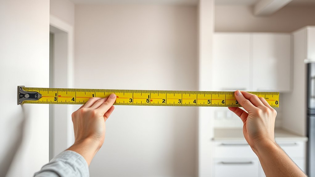 How to Measure a Kitchen in 7 Simple Steps 3 measure wall length accurately