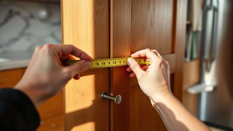 measuring cabinet doors accurately