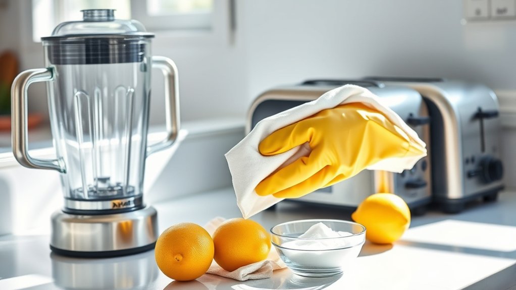 How to Clean Kitchen Appliances in 10 Easy Steps 4 natural eco friendly kitchen cleaning