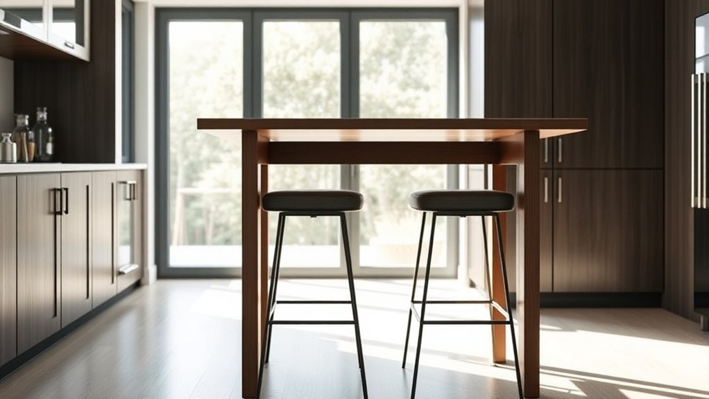 What Is the Standard Tall Kitchen Table Height? 3 optimal height improves functionality