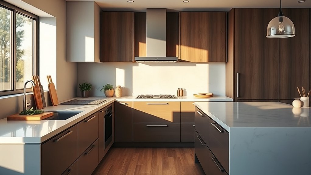 optimized kitchen zone counter depths