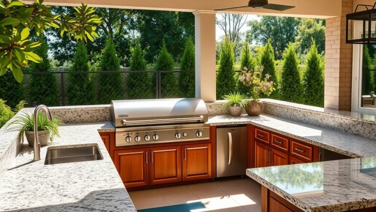 outdoor kitchen cost factors