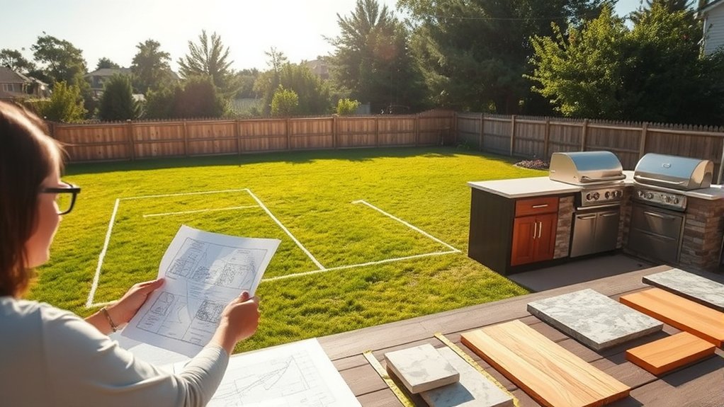 How to Build an Outdoor Kitchen in 7 Simple Steps 2 outdoor kitchen layout planning