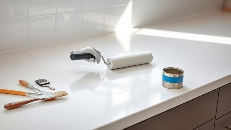 painting kitchen countertops instructions