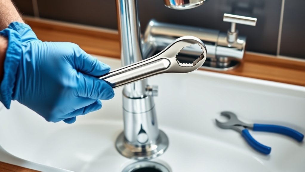How to Fix a Leaky Kitchen Faucet in 3 Easy Steps 2 prepare tools and shut water
