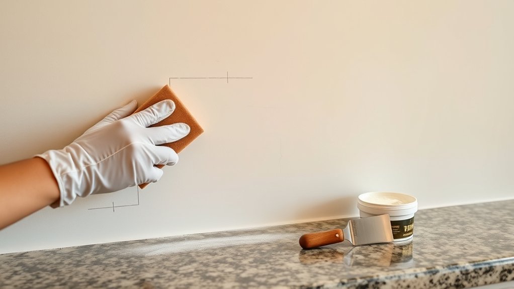 How to Install Kitchen Backsplash in 5 Easy Steps 3 prepare wall for tiling