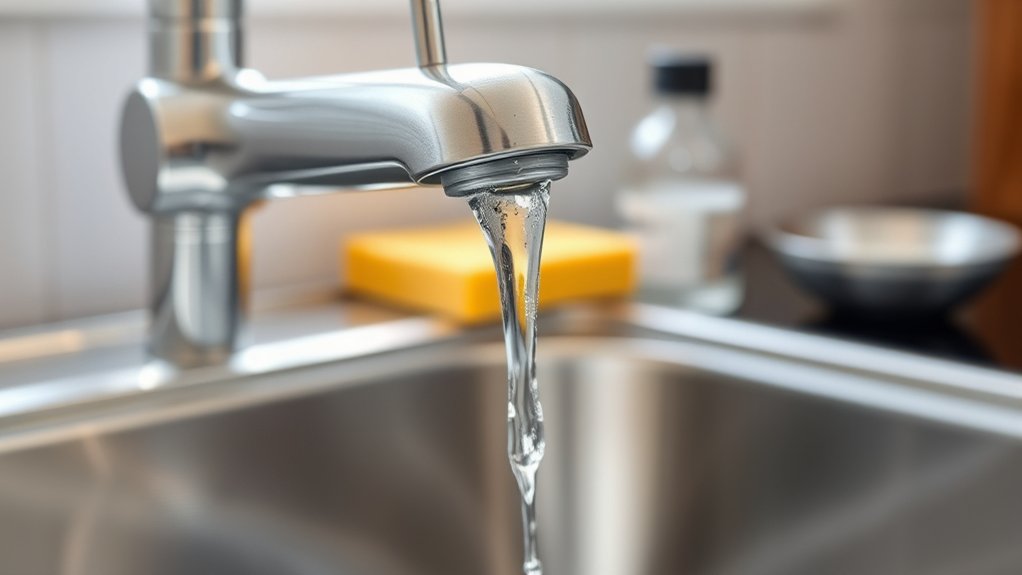 10 Easy Steps to Clean Your Kitchen Faucet Head 2 prevent deposits and bacteria