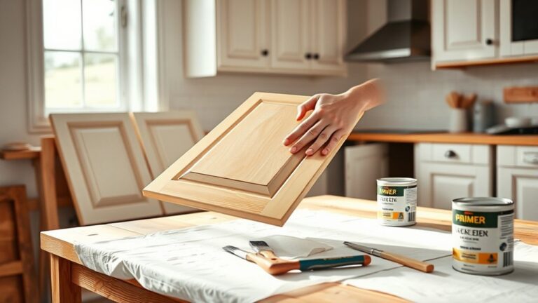 refinish cabinets in five steps